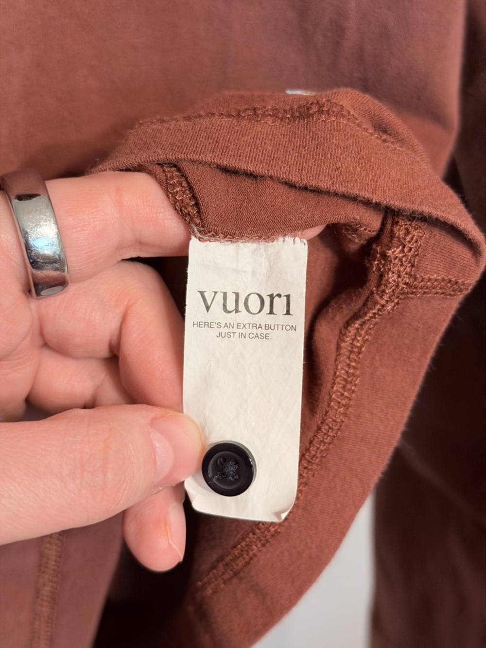 Vuori Men’s Long Sleeve Ever Henley Pima Cotton Casual Shirt - Large (Approx.) - Picture 4 of 9